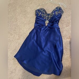 Panoply Royal Blue Mini Dress